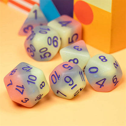 Matte Pastel Layered Dice