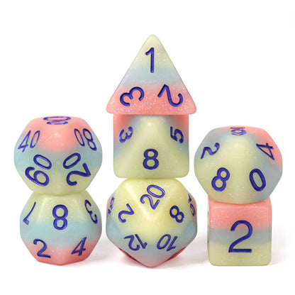 Matte Pastel Layered Dice