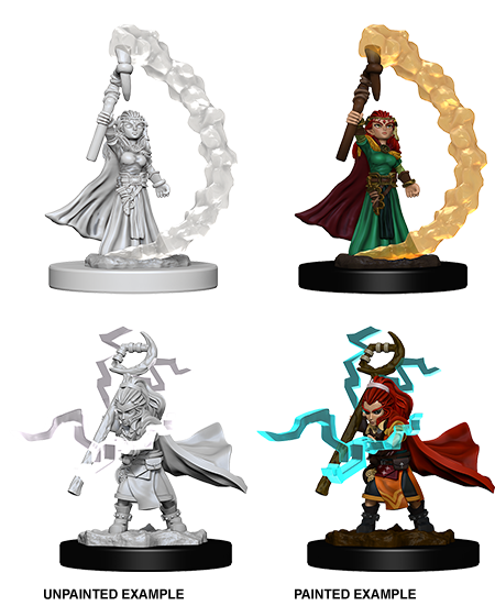 Pathfinder Deep Cuts Unpainted Miniatures Gnome Sorcerer (She/Her/They/Them)