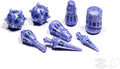 PolyHero Warrior 8 Dice Set Ghost Knight