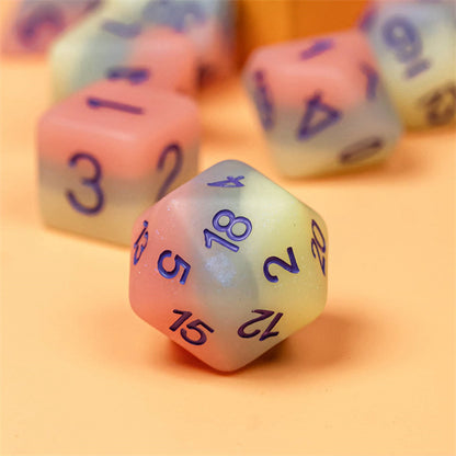 Matte Pastel Layered Dice