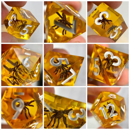 Amber Mosquito RPG Dice