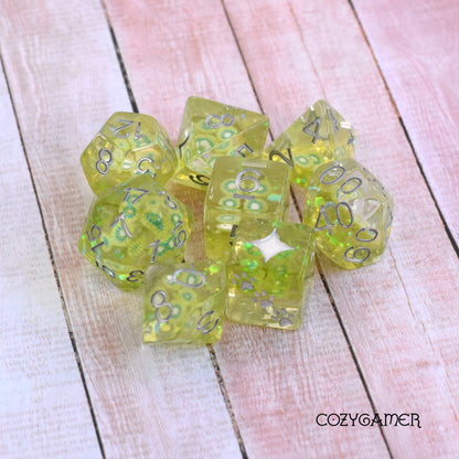 Kiwi 8 Piece Dice Set