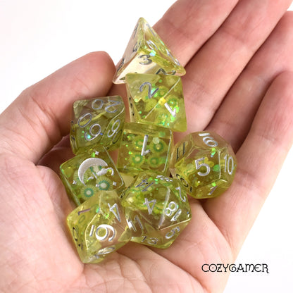 Kiwi 8 Piece Dice Set