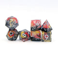 Yellow Orange Clouds Sharp Edged Dice