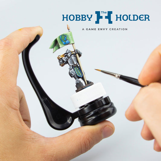 Game Envy: Hobby Holder – 2 Piece Set Painting Handle and Grip - Fresh Green