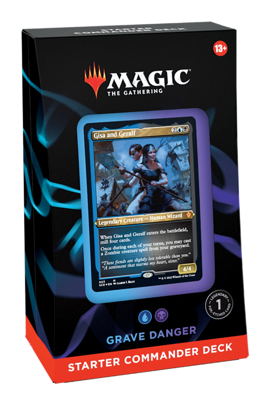 Magic: The Gathering Starter Commander 2022 Deck - Grave Danger (Blue-Black)