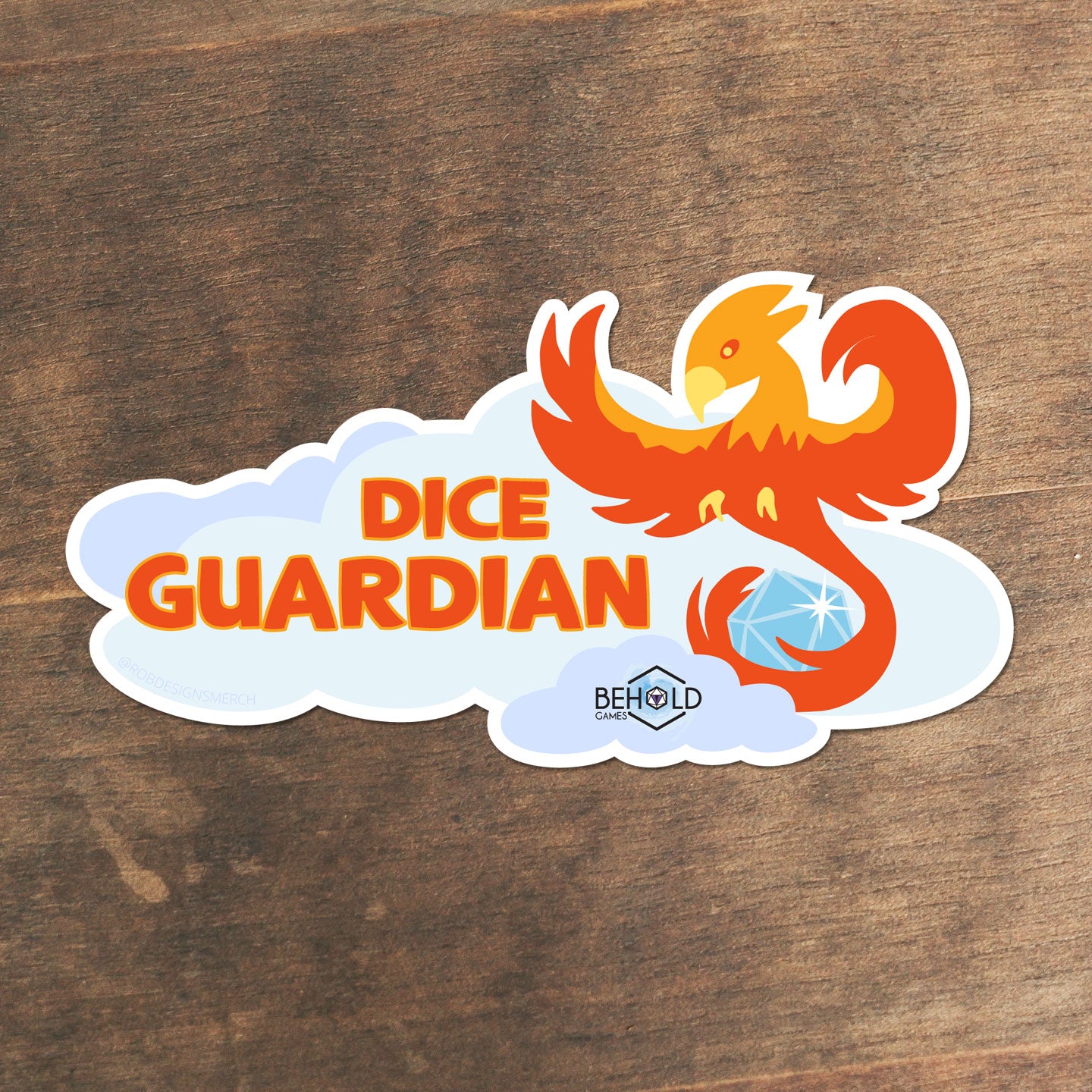 Dice Guardian Sticker