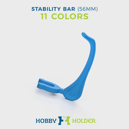 Game Envy: Hobby Holder – 2 Piece Set Painting Handle and Grip - Sky Blue