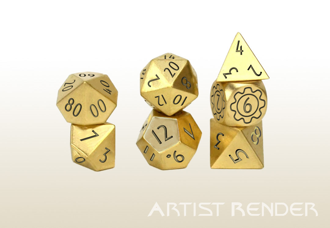 Level Up Dice: Progress Brass