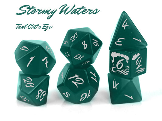 Level Up Dice: Stormy Waters Dice Set