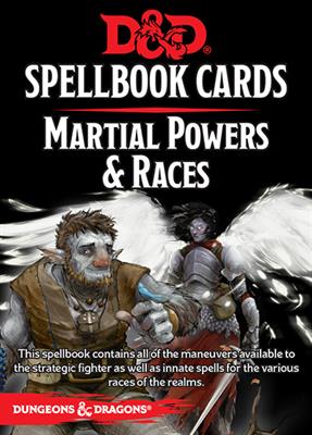D&D: Spellbook Cards: Martial Powers & Races Deck