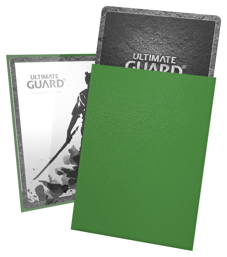 Ultimate Guard Katana Sleeves - Green - Standard Size (100)