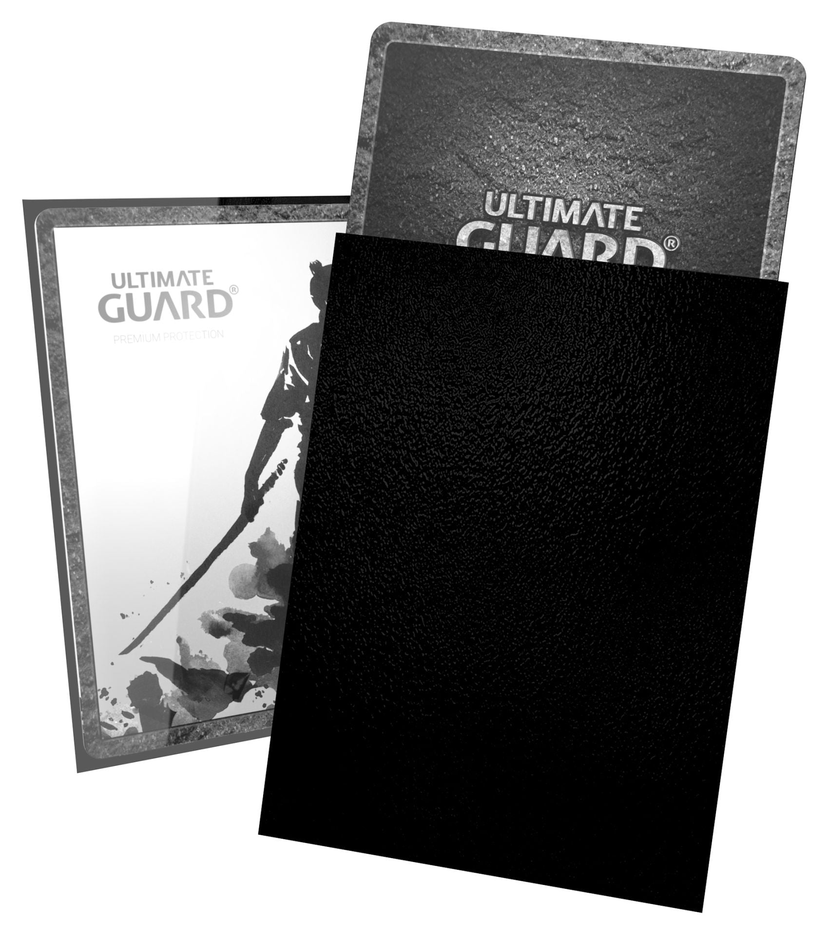 Ultimate Guard Katana Sleeves - Black - Standard Size (100)