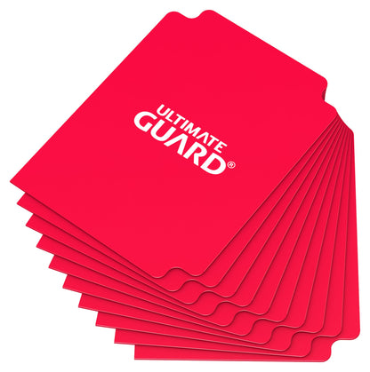 Card Dividers Standard Size - Red (Pack of 10)