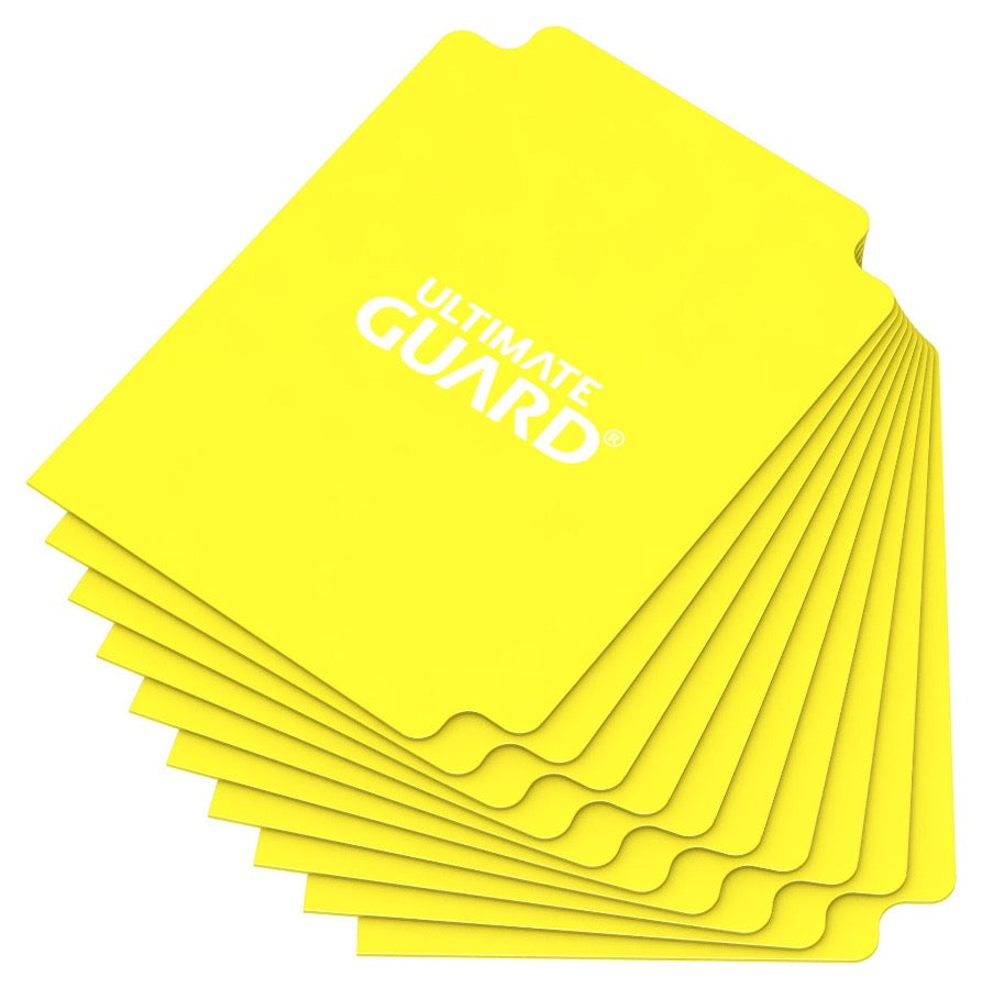 Card Dividers Standard Size - Yellow (Pack of 10)