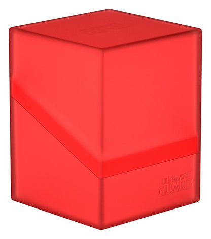 Ultimate Guard Boulder Deck Case 100+ Standard Size Ruby Deck Box
