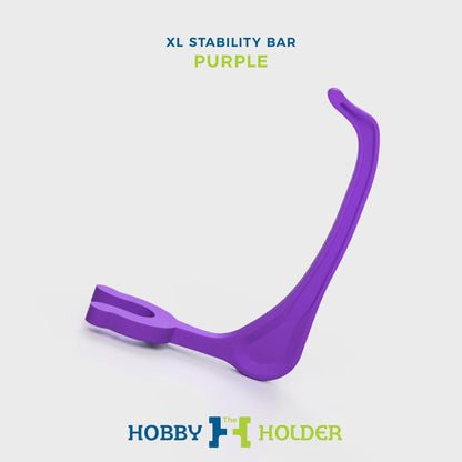 Game Envy: Hobby Holder – 3 Piece Set Painting Handle and Grip - Purple