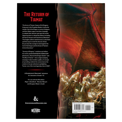 Tyranny of Dragons (D&D Adventure Book - combines Hoard of the Dragon Queen + The Rise of Tiamat)