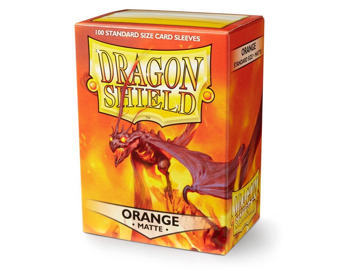 Dragon Shield - Orange - Matte Sleeves - Standard Size