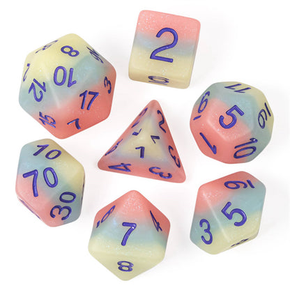 Matte Pastel Layered Dice