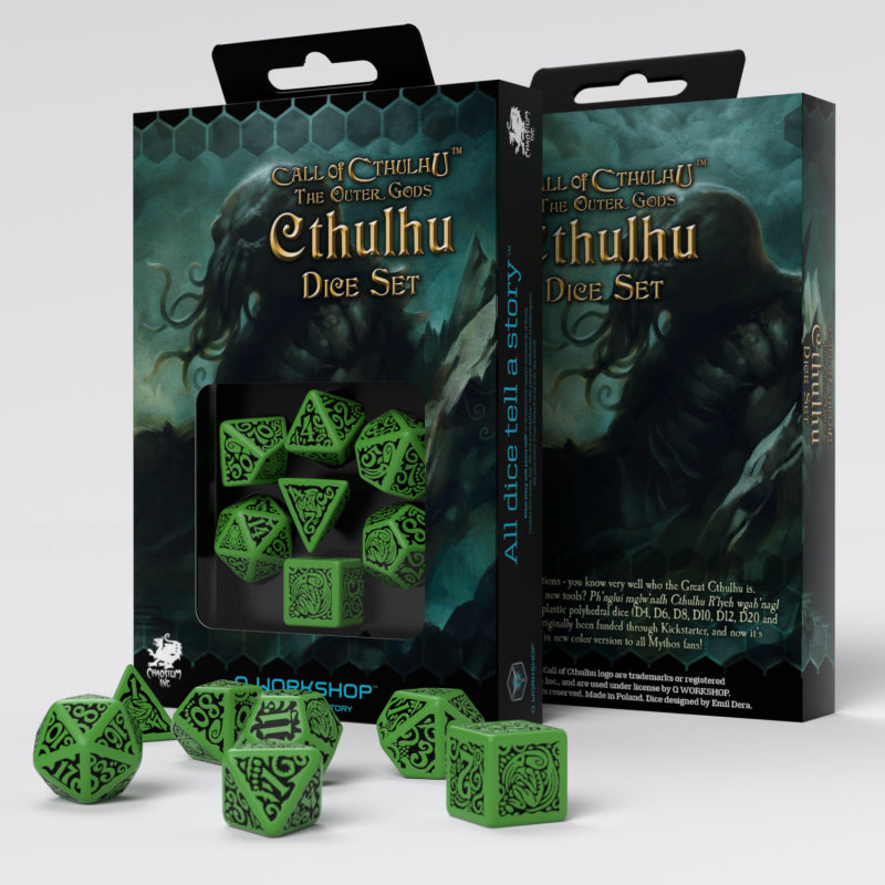 Call of Cthulhu The Outer Gods Cthulhu Dice Set