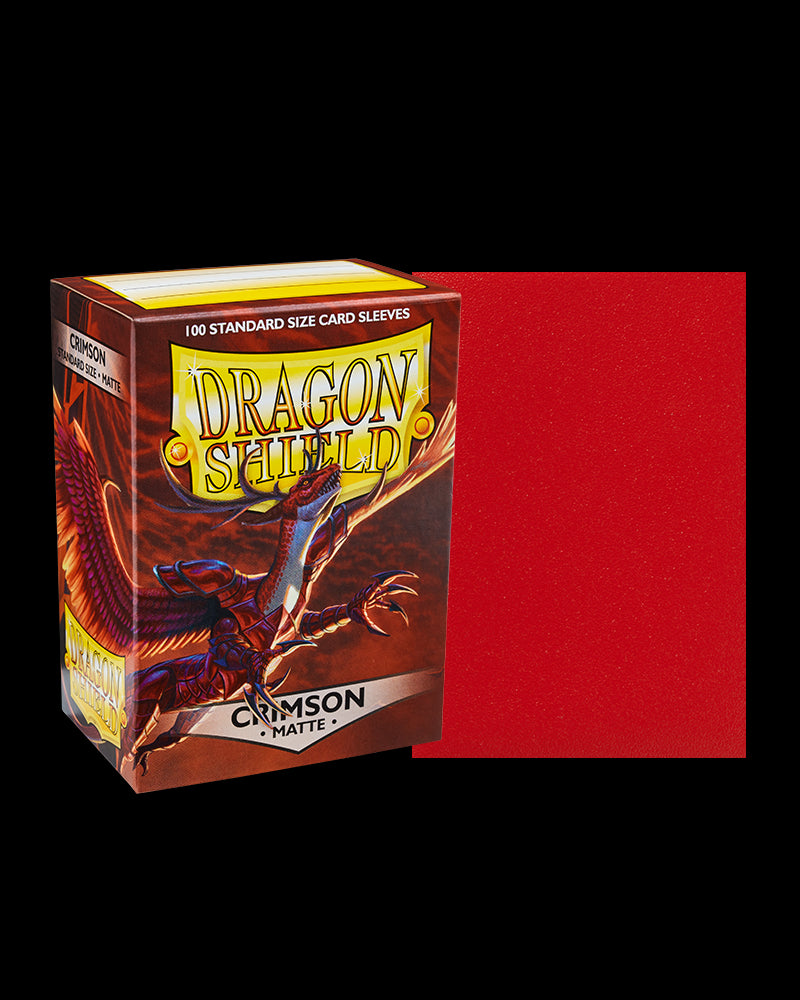 Dragon Shield - Crimson - Box 100 - MATTE