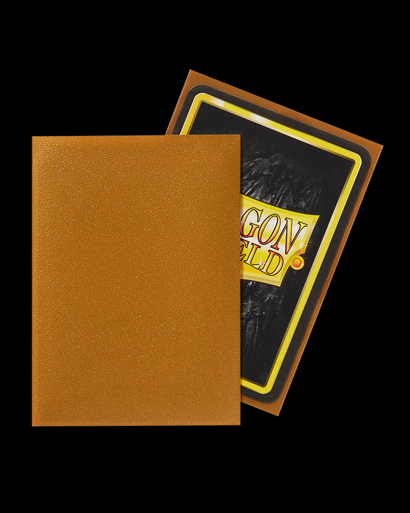 Dragon Shield - Gold - Matte Sleeves - Standard Size