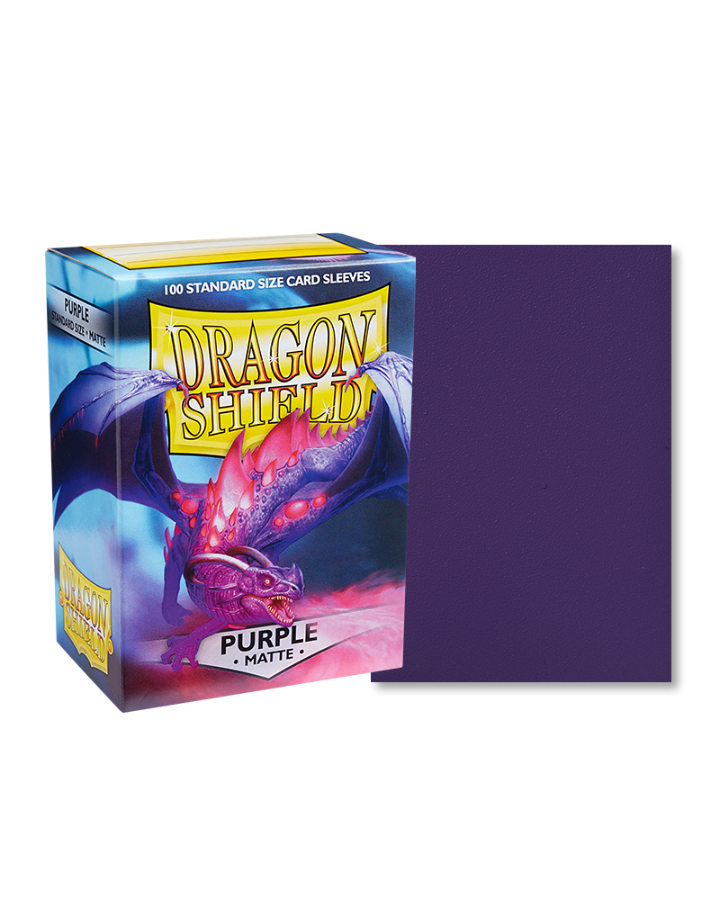 Dragon Shield - Purple - Matte Sleeves - Standard Size