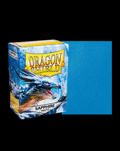 Dragon Shield - Sapphire - Box 100 - MATTE
