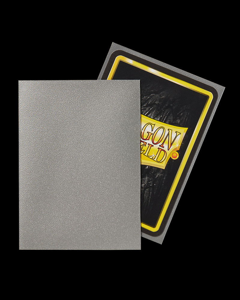 Dragon Shield - Silver - Matte Sleeves - Standard Size