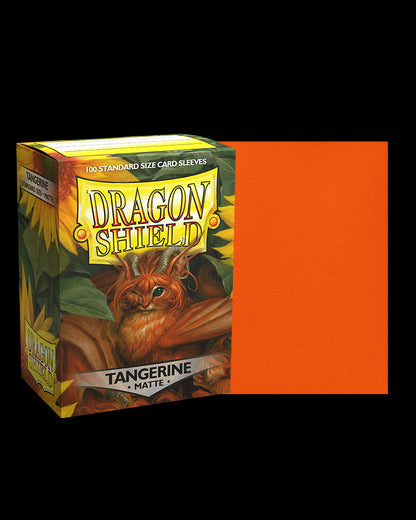 Dragon Shield - Tangerine - Box 100 - MATTE