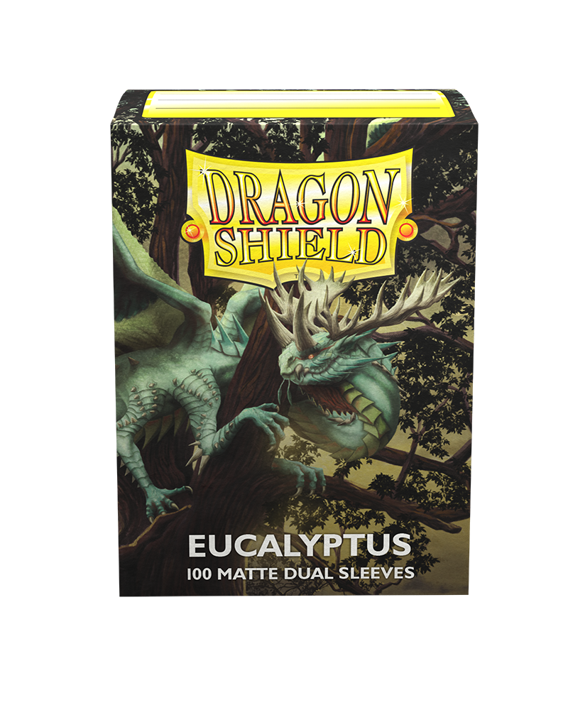 Dragon Shield - Eucalyptus - Matte Dual Sleeves - Standard Size