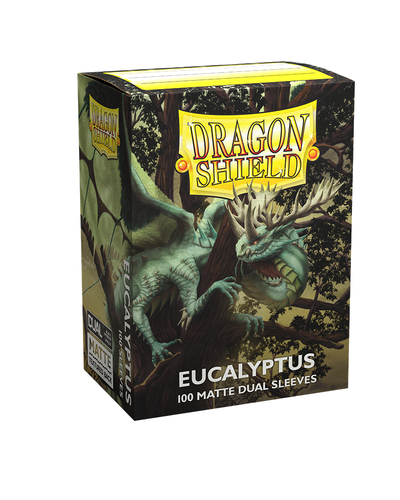 Dragon Shield - Eucalyptus - Matte Dual Sleeves - Standard Size