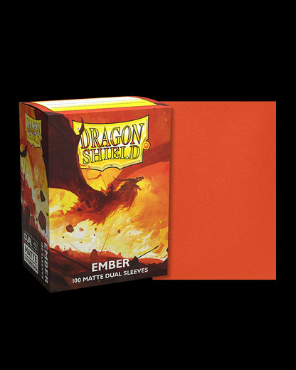 Dragon Shield - Ember - Matte Dual Sleeves - Standard Size