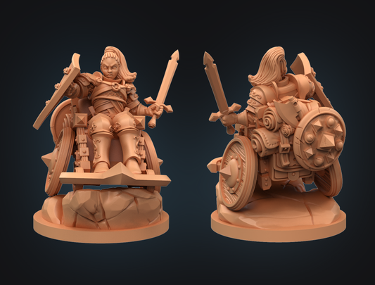 Dungeons and Diversity Human Fighter (Metal/Resin)