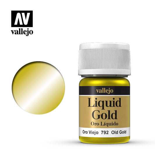 Vallejo Model Colour - Metallic Liquid Old Gold (Alcohol Base) 35 ml