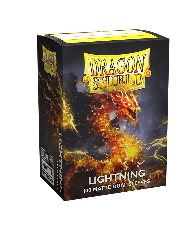 Dragon Shield - Lightning - Matte Dual Sleeves - Standard Size