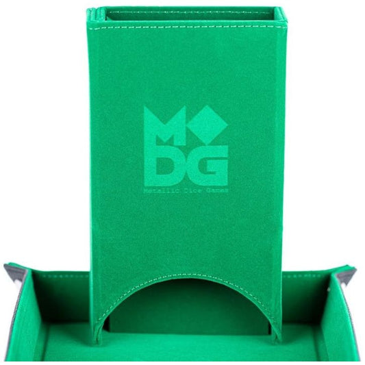 Fold Up Dice Tower: Green