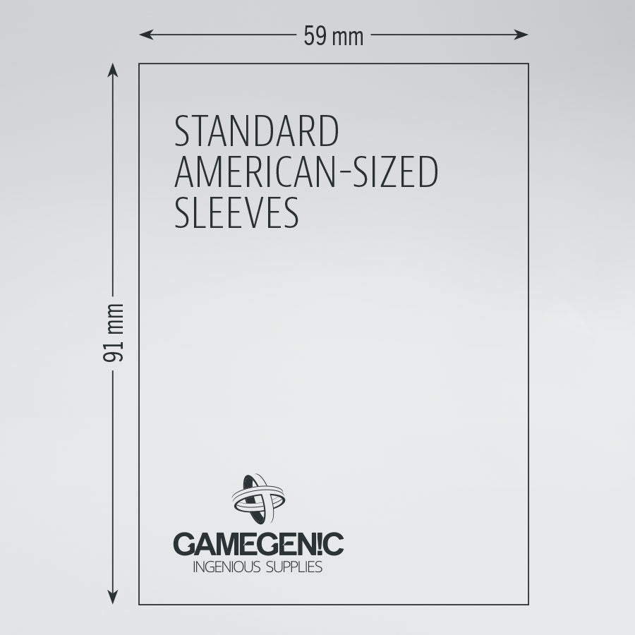Gamegenic Matte Standard American Sleeves (59mm x 91mm)