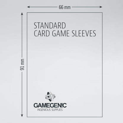 Gamegenic Matte Standard Sleeves (66mm x 91mm) Value Pack (200 Sleeves per Pack)