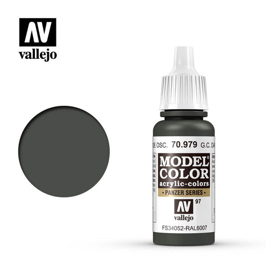 Vallejo Model Colour - German Cam Dark Green 17 ml