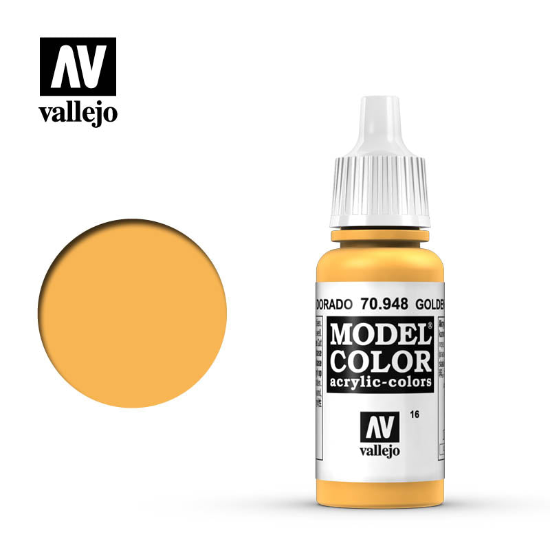 Vallejo Model Colour - Golden Yellow 17 ml