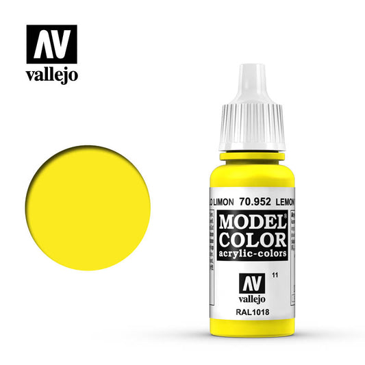 Vallejo Model Colour - Lemon Yellow 17 ml
