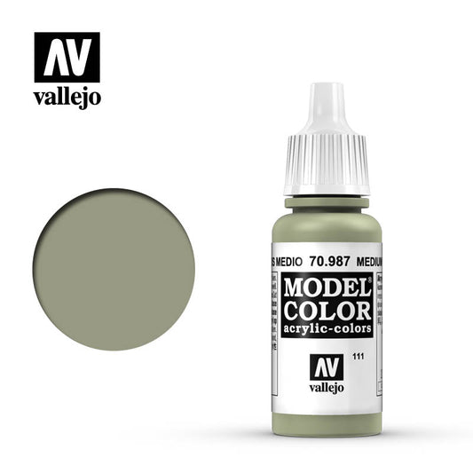 Vallejo Model Colour - Medium Grey 17 ml