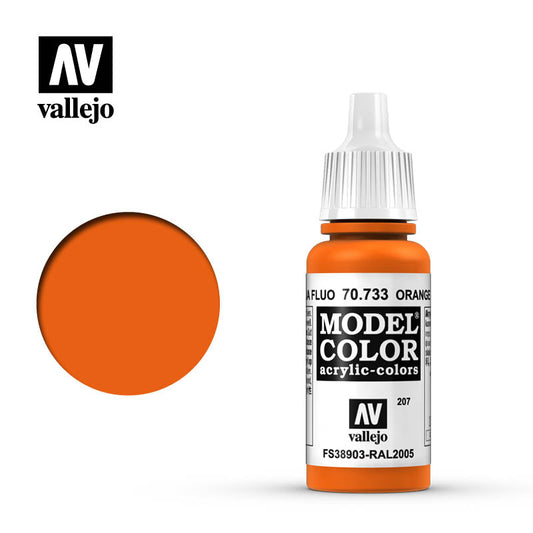 Vallejo Model Colour - Fluorescent Orange 17 ml