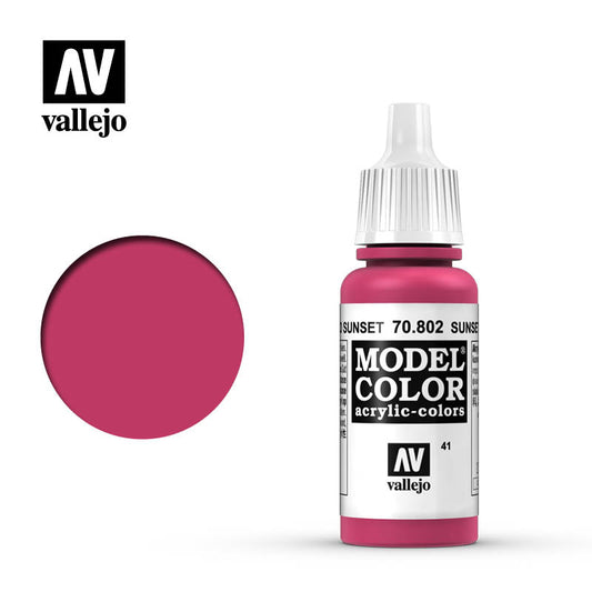 Vallejo Model Colour - Sunset Red 17 ml