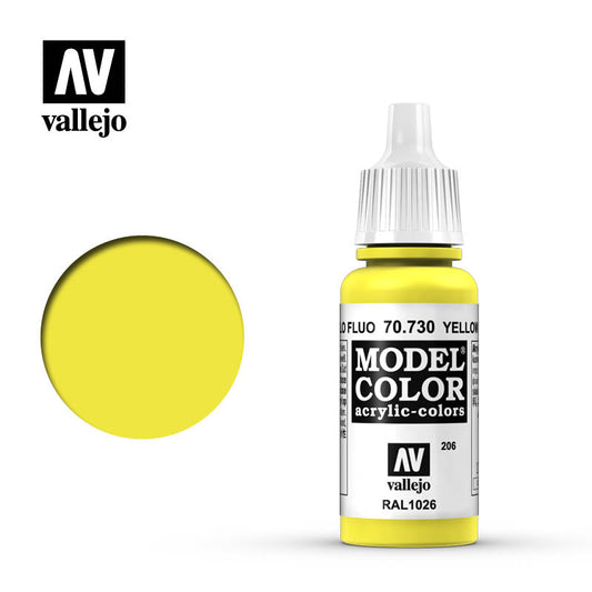 Vallejo Model Colour - Fluorescent Yellow 17 ml