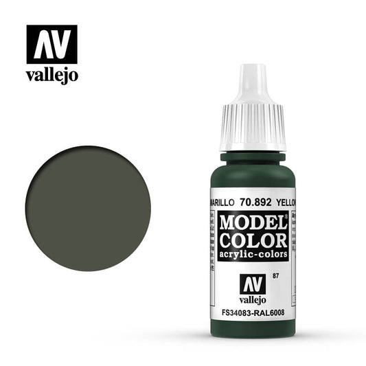 Vallejo Model Colour - Yellow Olive 17 ml